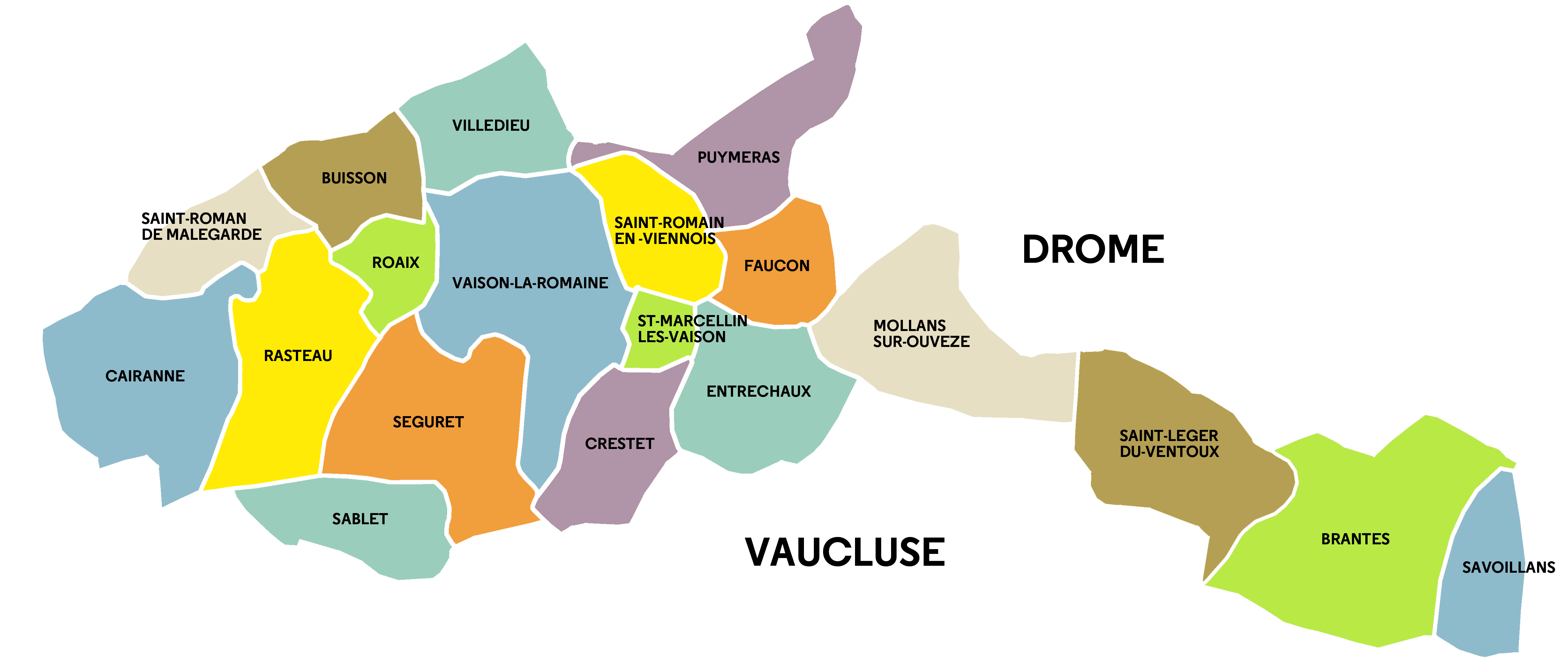 carte de la communauté de communes