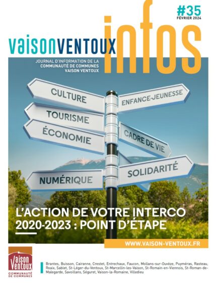 Couverture magazine Vaison Ventoux 35